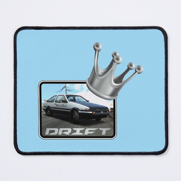 Item preview, Drift King! Silver Crown (On Blue) designed and sold by epinkb.