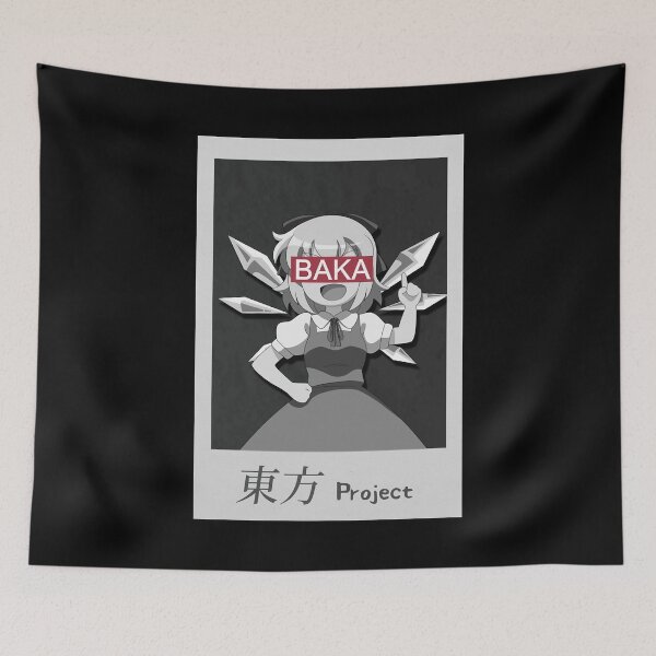 Item preview, Black and white Baka poster designed and sold by HilsonMargieLee.