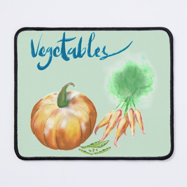 Item preview, Vegetables pumpkin, peas and carrots designed and sold by Shirlei Barnes.
