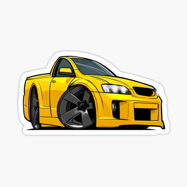 Item preview, Holden VE SS Ute Wildfire Yellow designed and sold by Brad Van Geest.