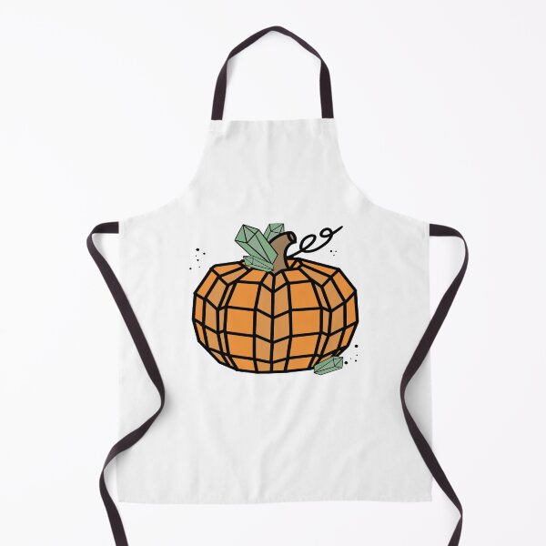 Item preview, Geometric Orange Pumpkin with Green Crystal Leaf designed and sold by ContempoCrystal.
