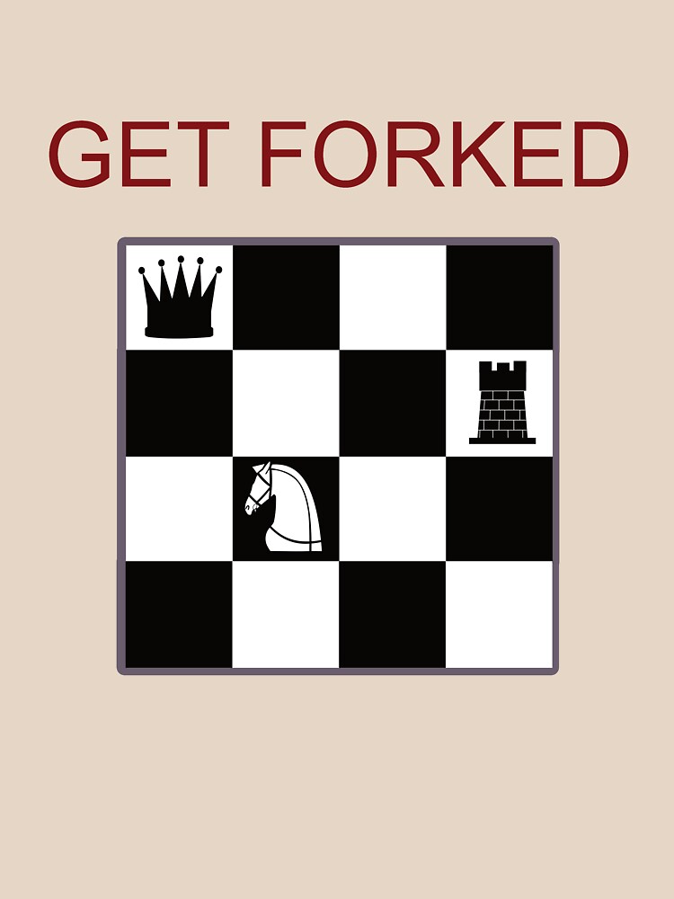 Triple forked, but still won. : r/chess