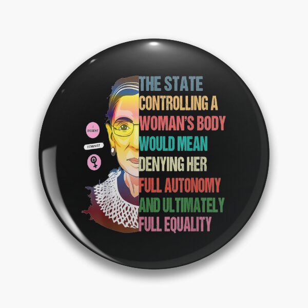 Item preview, Ruth Bader Ginsburg Pro Choice My Body My Choice Feminist T-Shirt designed and sold by Dieter-Marshall.