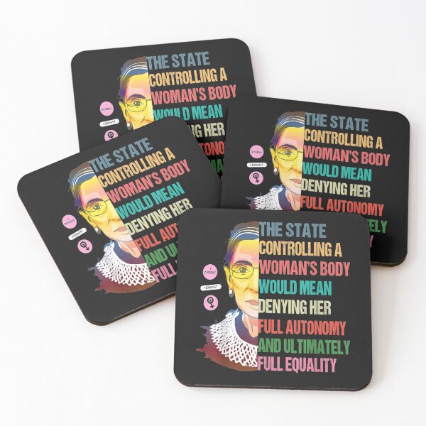 Item preview, Ruth Bader Ginsburg Pro Choice My Body My Choice Feminist T-Shirt designed and sold by Dieter-Marshall.