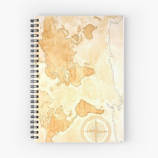 Item preview, Tea-Stained World Map designed and sold by inktrips.
