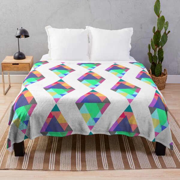 Item preview, Colorful triangles forms a diamond. designed and sold by hakkimsyed.