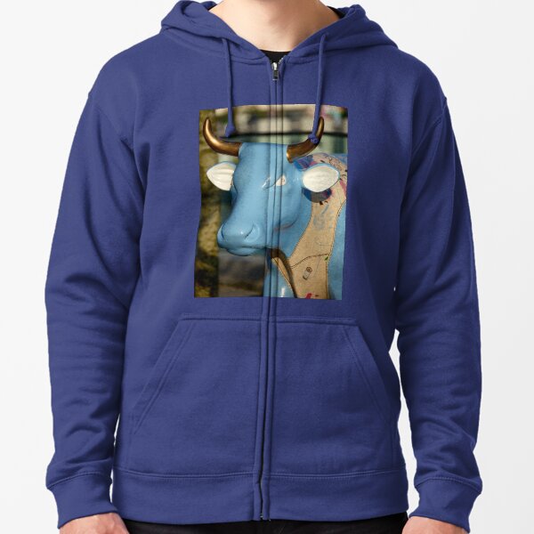 Cow Parade - Shirt Factory Horn, Derry Zipped Hoodie