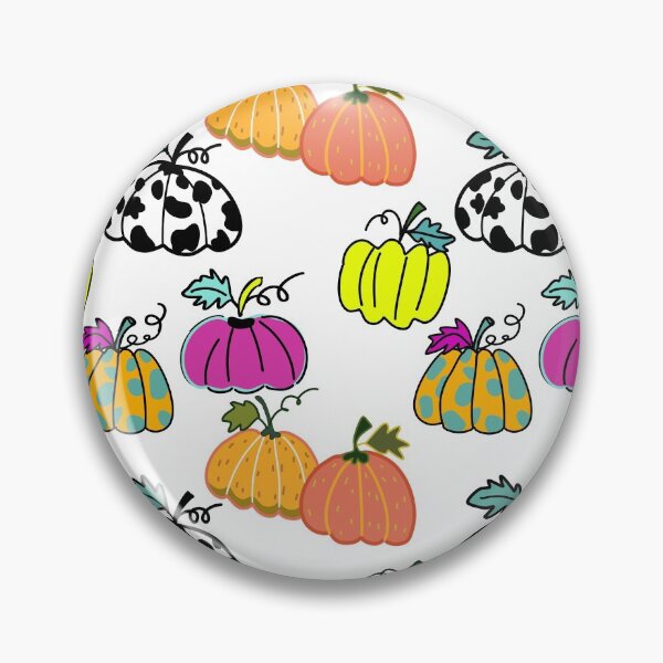 Item preview, fall pumpkins cartoon hand drawn seamless pattern designed and sold by Ahappycraft.