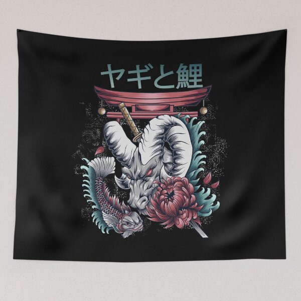 Item preview, Goat and Koi Fish designed and sold by Marciano Graphic.