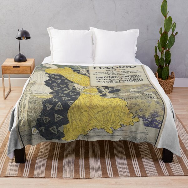 Item preview, Vintage French Poster Exposition Internationale de Madrid designed and sold by Bellathewilde.