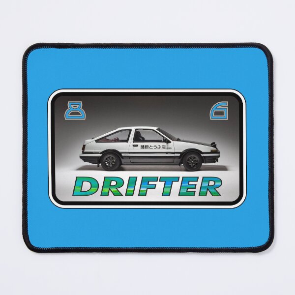 Item preview, Drifter! Green (on Blue) designed and sold by epinkb.