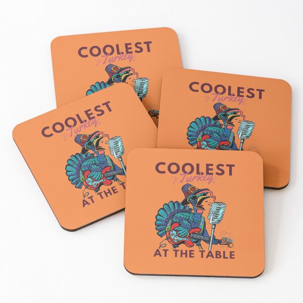 Item preview, Coolest Turkey at the table! Funny thanksgiving design! designed and sold by HROC.