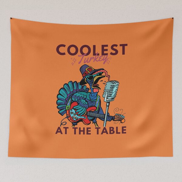 Item preview, Coolest Turkey at the table! Funny thanksgiving design! designed and sold by HROC.