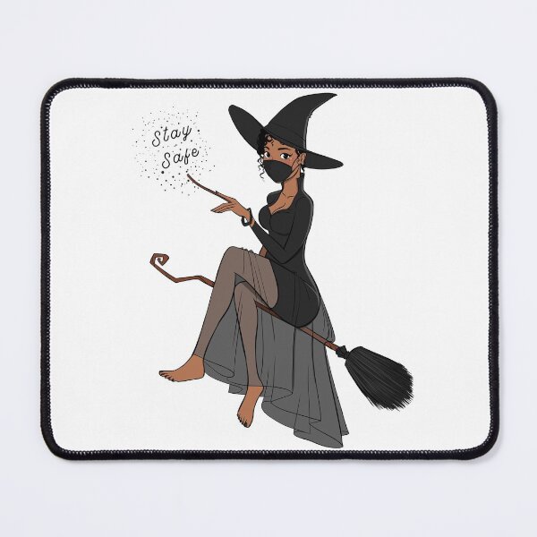 Item preview, Cute Sexy Witch With Medical Mask designed and sold by K3DreamKreations .