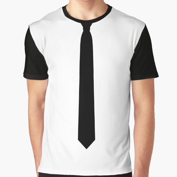 Black tie Graphic T-Shirt