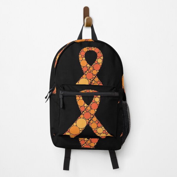 Item preview, October Is ADHD Awareness Neurodiversity Orange Polka Dot Ribbon designed and sold by GravitiTees.