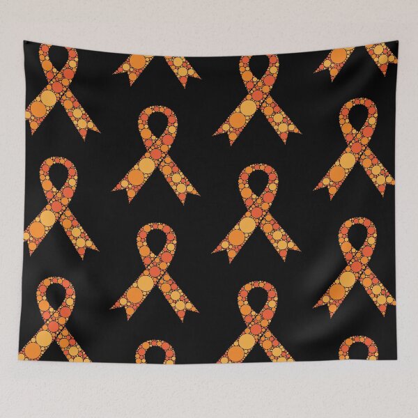 Item preview, October Is ADHD Awareness Neurodiversity Orange Polka Dot Ribbon designed and sold by GravitiTees.