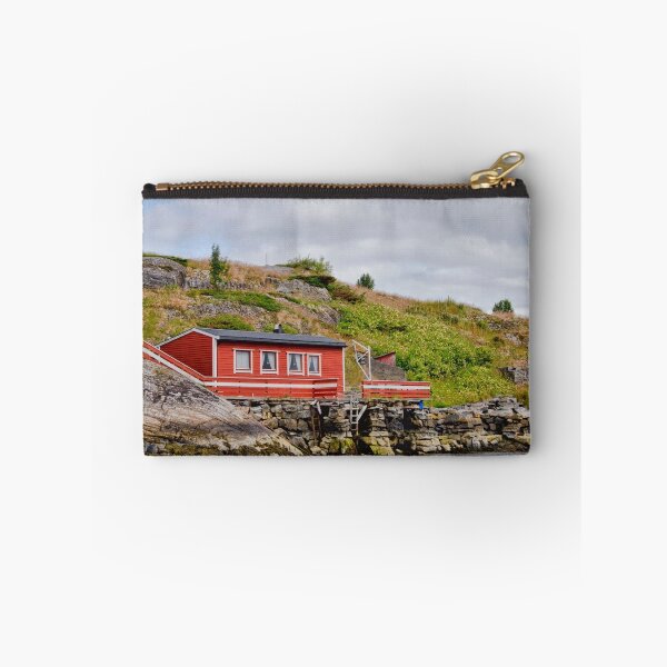 Item preview, White Curtains on Rugged Haholmen Island, Norway designed and sold by Gerda Grice Photography.