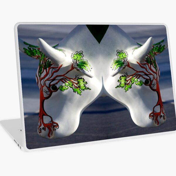 Cow with tree, Ebrington, Derry Laptop Skin
