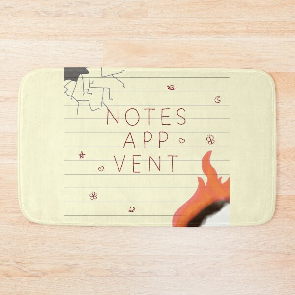 Item preview, Notes App Vent album cover designed and sold by MossCosmos.