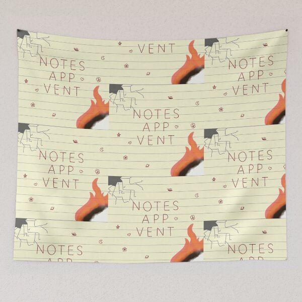 Aperçu de l'œuvre Couverture de l'album Notes App Vent créée et vendue par MossCosmos.