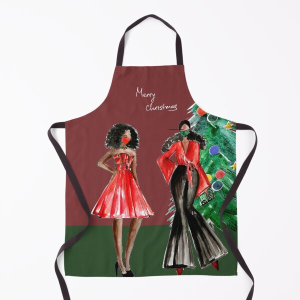 Artikelvorschau, Diva Frohe Weihnachten 2020 tragen Maske entworfen und verkauft von K3DreamKreations .