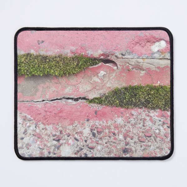 Item preview, Green Moss and Pink Painted Sidewalk designed and sold by Jeanne Kramer-Smyth.