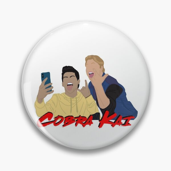 Item preview, Cobra Kai Miguel Diaz and Johnny Lawrence Logo designed and sold by BigDreamStickrs.