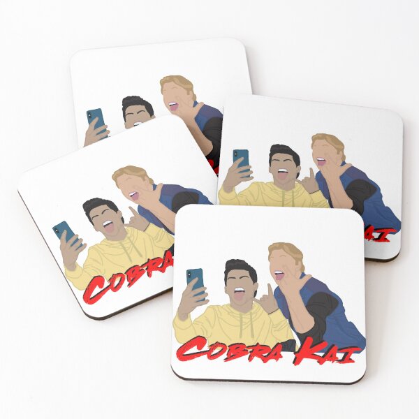 Item preview, Cobra Kai Miguel Diaz and Johnny Lawrence Logo designed and sold by BigDreamStickrs.