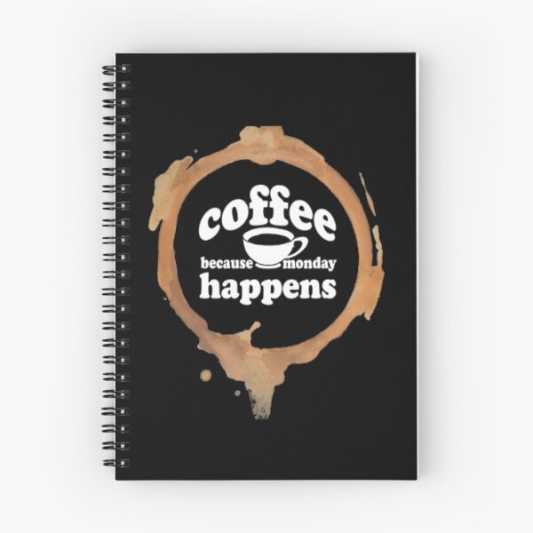 Item preview, Coffee because monday happens designed and sold by LiveToLearn.