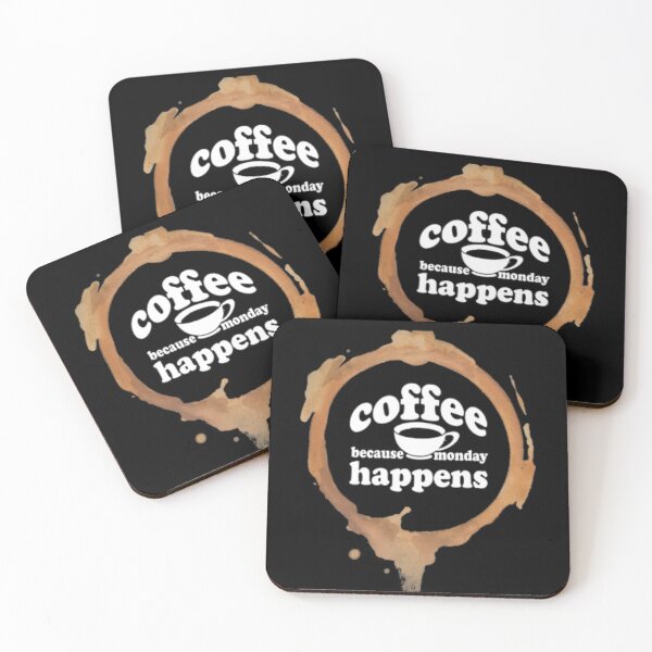 Item preview, Coffee because monday happens designed and sold by LiveToLearn.
