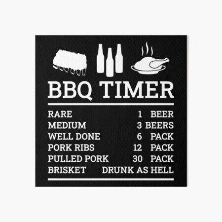 Grill Master Timer, BBQ, Beer, SVG