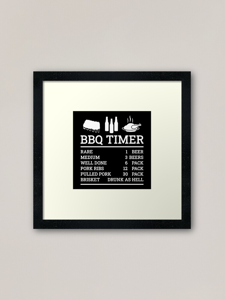 BBQ Timer, Beef and Beer, Rare - Medium - Well - Brisket