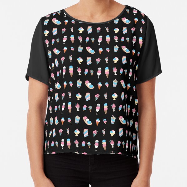 Just desserts - transgender flag Chiffon Top