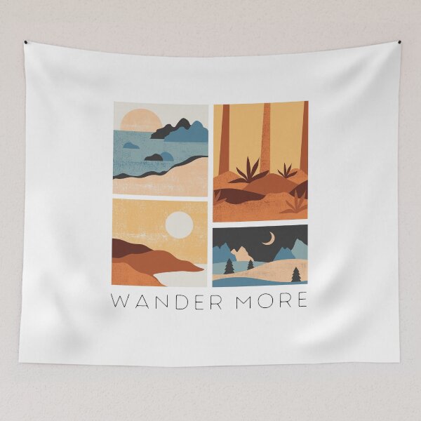 Item preview, Wander More Explore More designed and sold by AriesRising-.