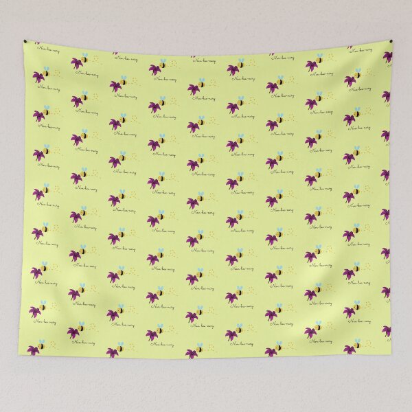 Item preview, Non-bee-nary - bee + flower designed and sold by Gender Minorities Aotearoa.