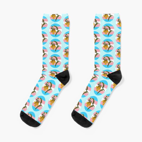 Tauhou - trans flag Socks