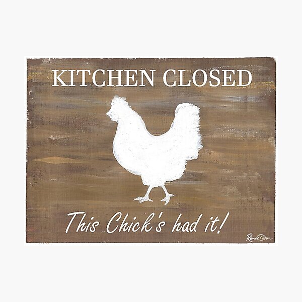 Kitchen Closed Photographic Print