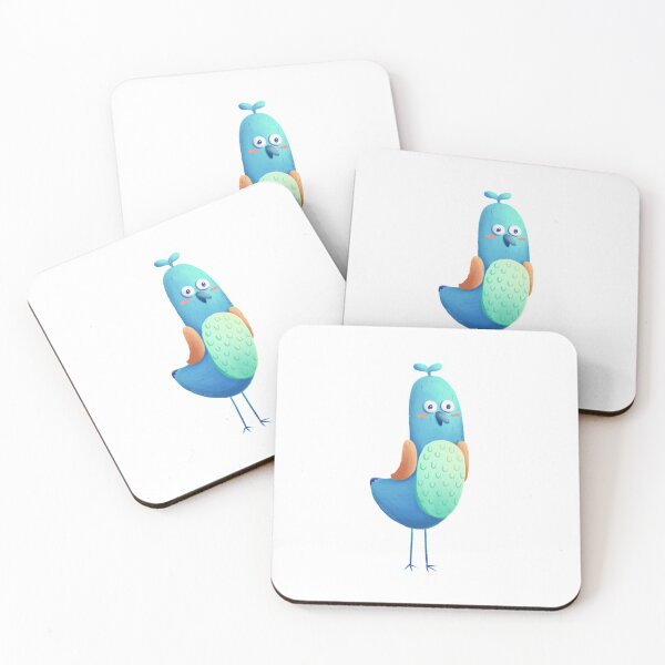 Item preview, Cute Little Blue Bird designed and sold by DahiArt.
