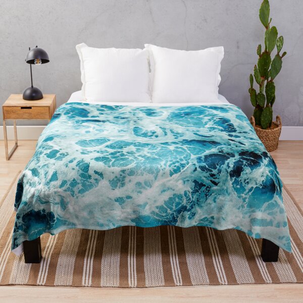 Item preview, Blue Ocean Waves Graphic designed and sold by TrendyTeeWorld.