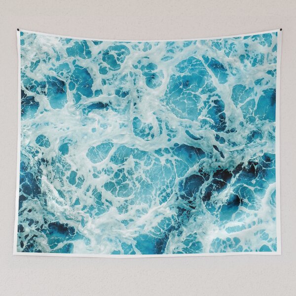 Item preview, Blue Ocean Waves Graphic designed and sold by TrendyTeeWorld.