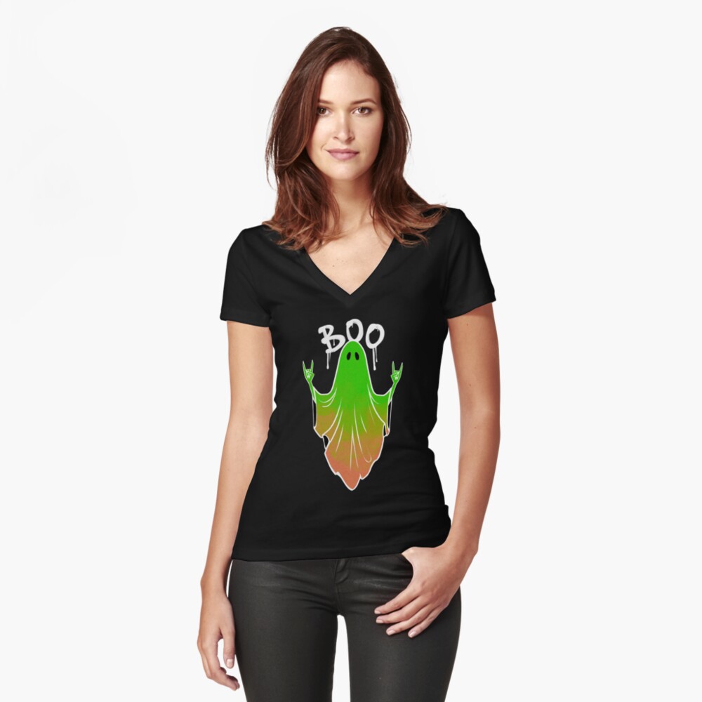 Item preview, Fitted V-Neck T-Shirt designed and sold by thatartchick.