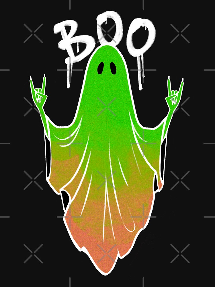 Thumbnail 7 of 7, Essential T-Shirt, "Boo" (White Type) designed and sold by thatartchick.
