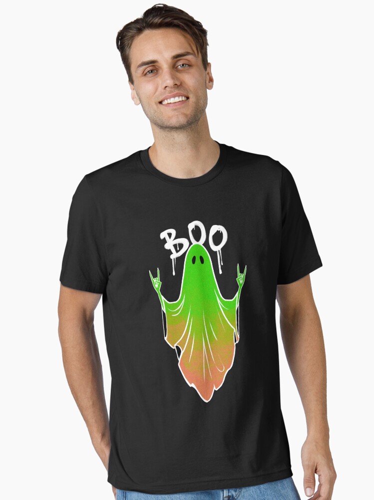 Thumbnail 1 of 7, Essential T-Shirt, "Boo" (White Type) designed and sold by thatartchick.