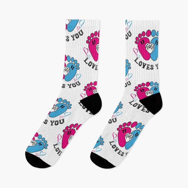 Item preview, Pink or blue gigi loves you designed and sold by Genjitsu-Art.