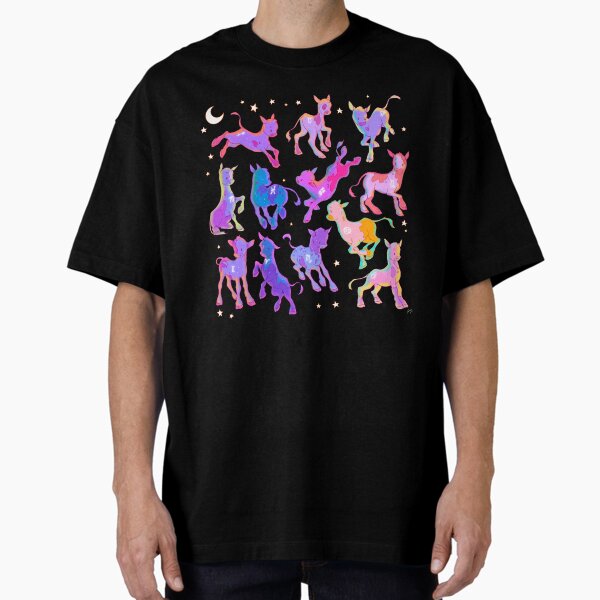 Zodiac Cows Oversized T-Shirt