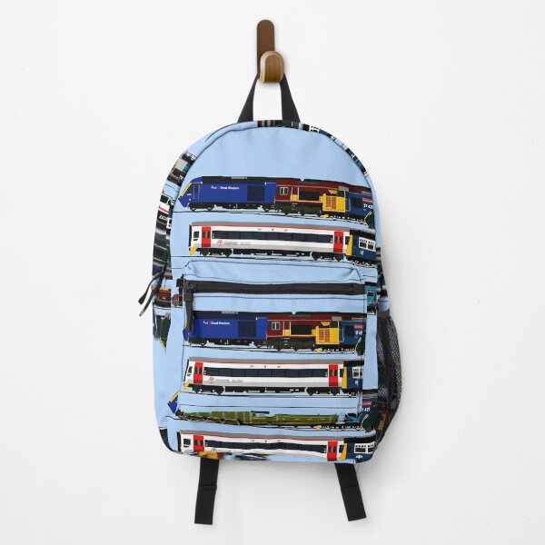 Item preview, BRITISH LOCOMOTIVES Backpack  designed and sold by ribbitcookie.