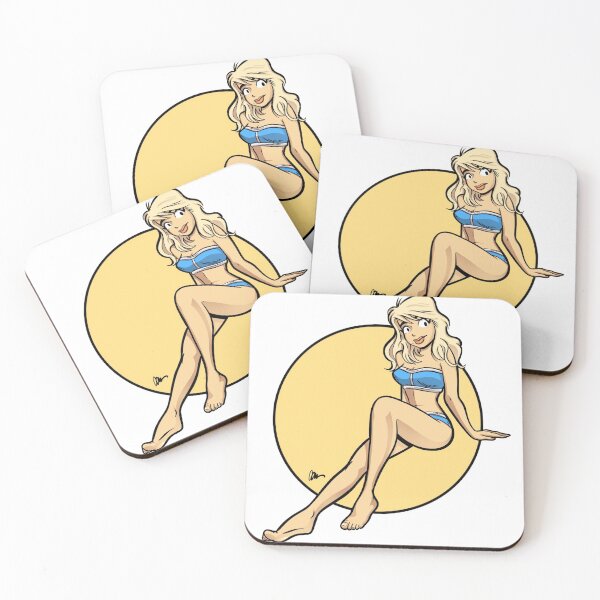 Item preview, Girl,in a blue bikini designed and sold by animatedpencil.