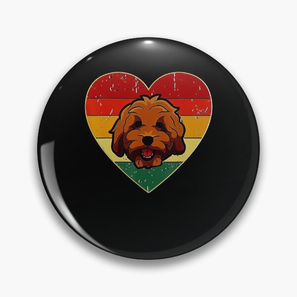 Item preview, Vintage Heart Golden Doodle Men Women Retro Doodle Dog designed and sold by BegayStore.