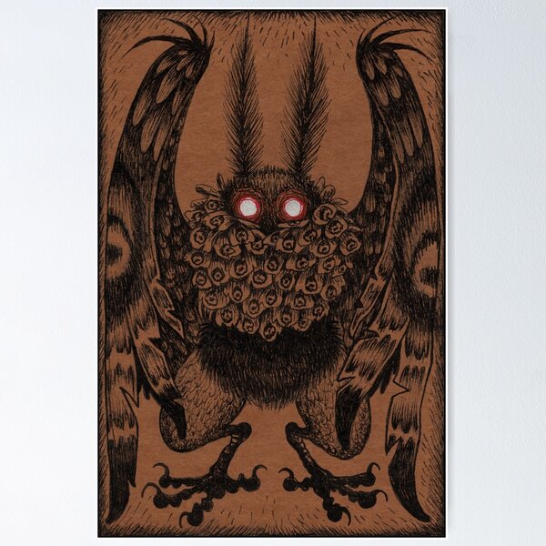 Item preview, Mothman designed and sold by novelteeth.